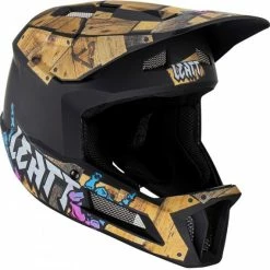 Leatt Gravity 2.0 Fullface Casque -Magasin de casques HLM Lt3GRA02 LEATT GRAVITY 2 0 FULLFACE HELM WOODY il
