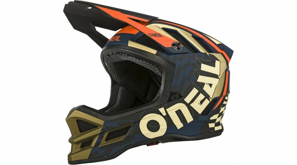 O'Neal Blade Zyphr Fullface Casque Gr. S (55cm-56cm) Bleu/orange 3 O'Neal Blade Zyphr Fullface Casque Gr. S (55cm-56cm) Bleu/orange