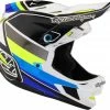Troy Lee Designs Troy Lee Design D4 Reverb Composite MIPS Fullface Casque 1 Troy Lee Designs Troy Lee Design D4 Reverb Composite MIPS Fullface Casque -Magasin de casques HLM Tl3D4CMR TLD D4 REVERB CM MIPS WHITE BLUE 00 il